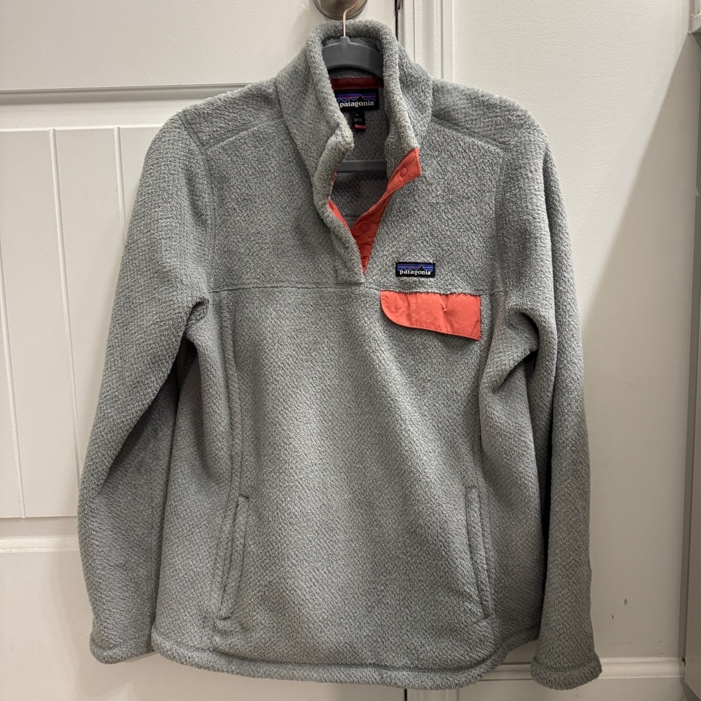 Patagonia Women's Gray Quarter-Snap Pullover